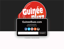 Tablet Screenshot of guineebuzz.com